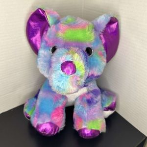 10" Plush Comfort Psychedelic Elephant Animal